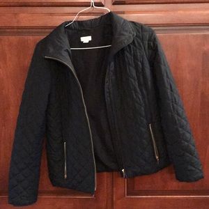 J Crew size small black winter jacket